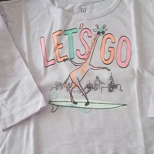 Baby gap 3/4 sleeve shirt